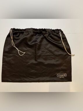 Coach Brown Dust Bag Drawstring Storage